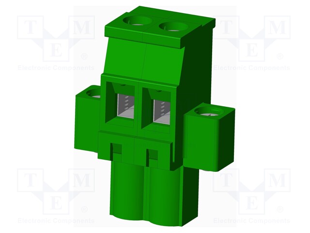 Connector: pluggable terminal block; plug; female; angled 90°