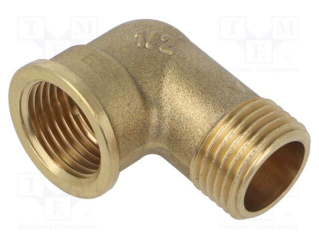 Male-female; max.6bar@<90°C,max.16bar@10°C÷30°C; brass CW617N
