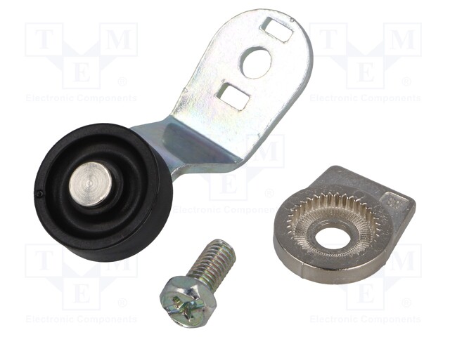 Driving head; lever R 40mm, plastic roller Ø20mm