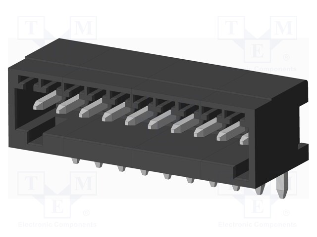 Connector: pluggable terminal block; socket; male; on PCBs