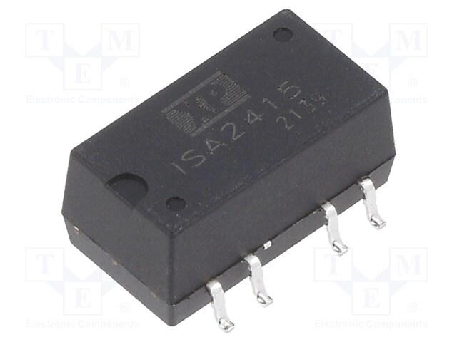 Isolated Board Mount DC/DC Converter, 1.5kV Isolation, ITE, 2 Output, 1 W, 15 V, 33 mA, -15 V