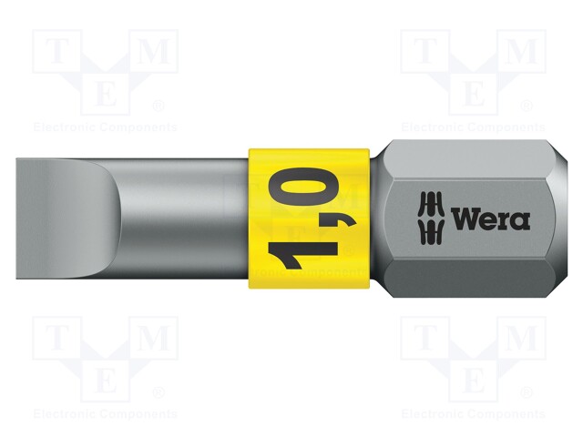 Screwdriver bit; slot; 5,5x1,0mm; Overall len: 25mm; BiTorsion
