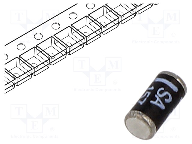 Diode: rectifying; SMD; 400V; 1A; 300ns; Package: reel,tape; MELF