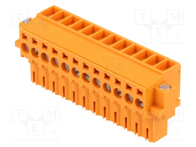 Pluggable terminal block; 3.5mm; ways: 12; straight; plug; female
