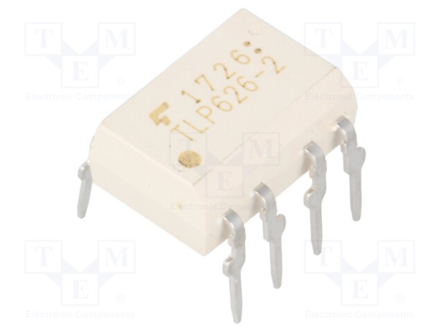 Optocoupler; THT; Channels: 2; Out: transistor; Uinsul: 5kV; Uce: 55V