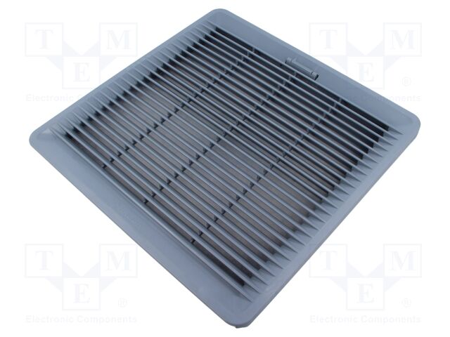 Ventilation grille; Cutout: 223x223mm; IP54; grey; UL94V-0