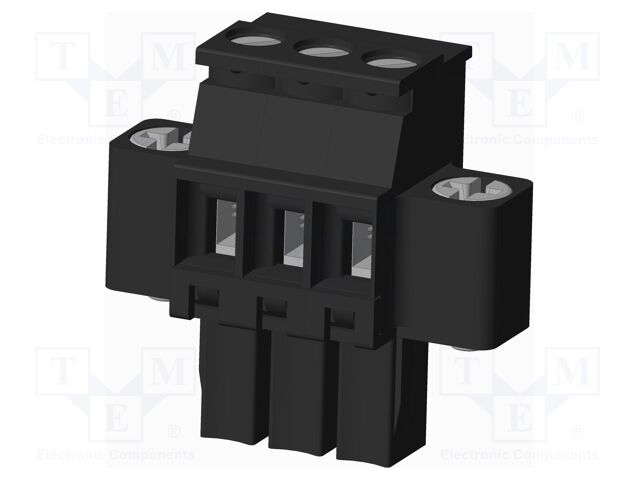 Connector: pluggable terminal block; plug; female; angled 90°