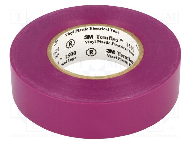 Tape: electrical insulating; W: 19mm; L: 20m; D: 0.15mm; violet; 170%