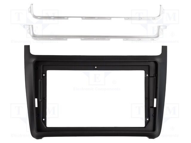 Radio frame; VW; black; 9"