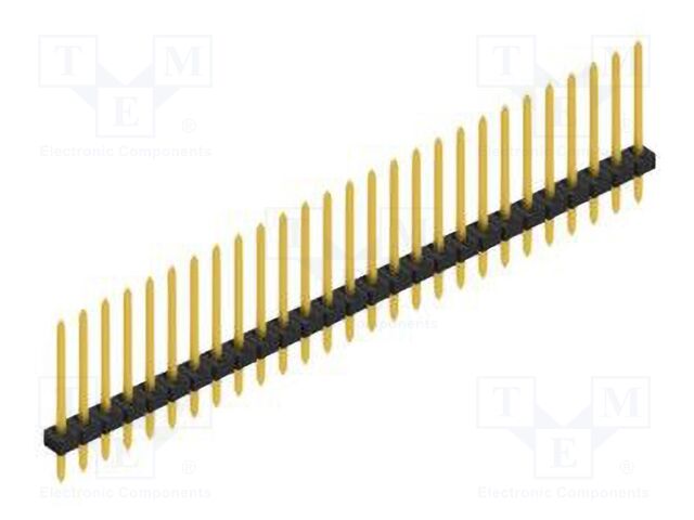 Connector: pin strips; pin header; male; PIN: 27; 2mm; THT; 1x27