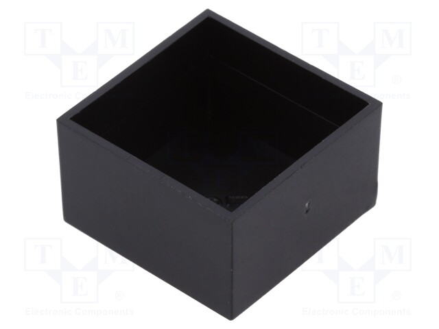 Enclosure: designed for potting; X: 25mm; Y: 25mm; Z: 15mm; ABS