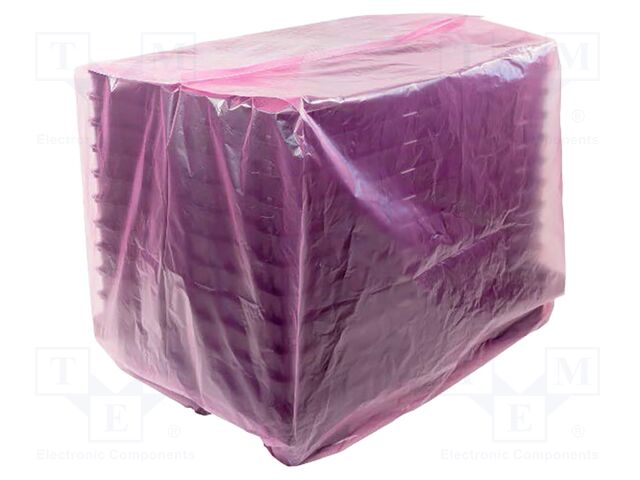 Protection bag; ESD; 1.25x1.6x0.425m; IEC 61340-5-1; pink; <100GΩ