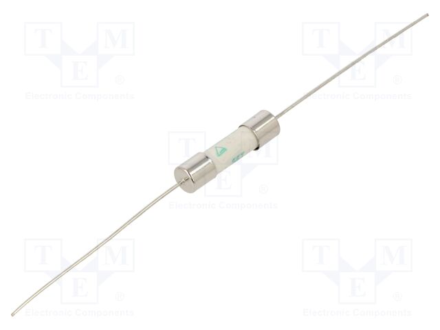 Fuse: fuse; ceramic; 3.15A; 250V; time-lag; 5x20mm; brass; axial
