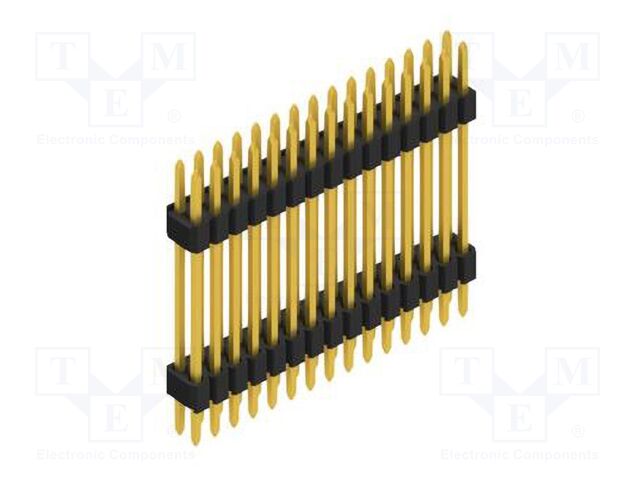 Connector: pin strips; pin header; male; PIN: 30; 1.27mm; THT; 2x15