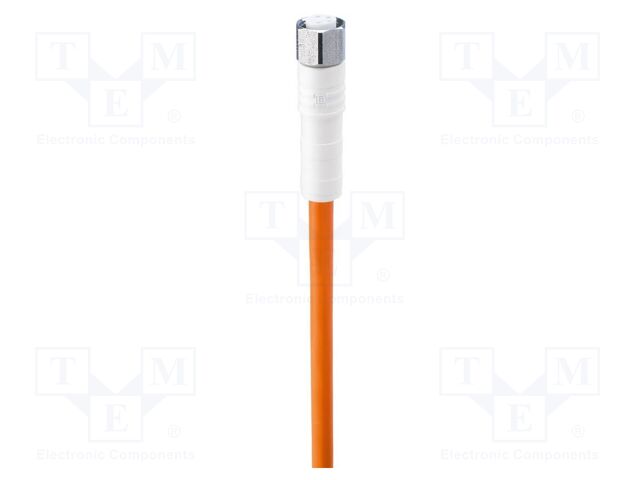 Connection lead; M8; PIN: 4; straight; 20m; female