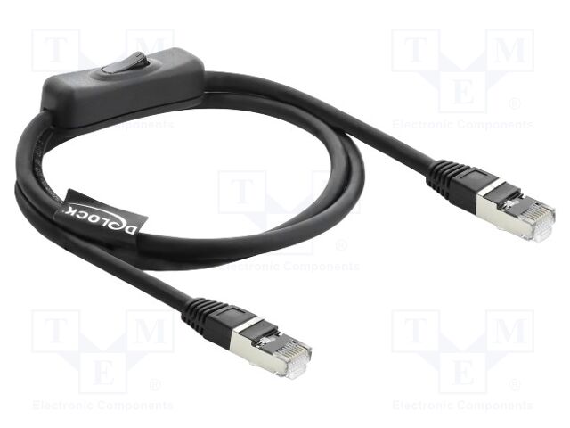 Extender Ethernet; F/UTP; Cat: 6; RJ45 plug,both sides; 1m; LSZH