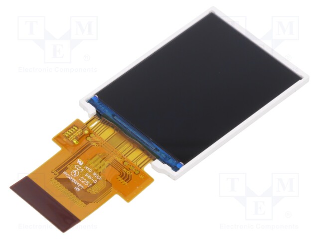 Display: TFT; 2"; 240x320; Illumin: LED; Dim: 36.1x51x2.05mm