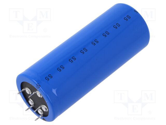Capacitor: electrolytic; SNAP-IN; 10000uF; 100VDC; Ø40x100mm; ±20%