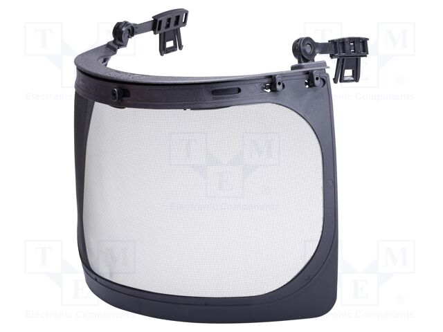 Face protection; Cover material: metal net