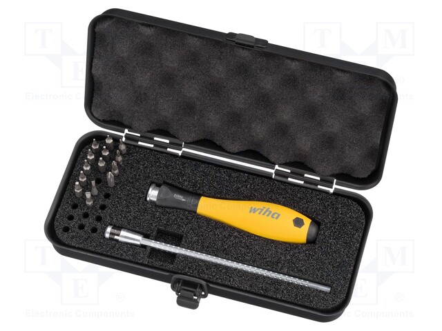 Screwdriver bits; Pcs: 16; The set contains: screwdriving grip