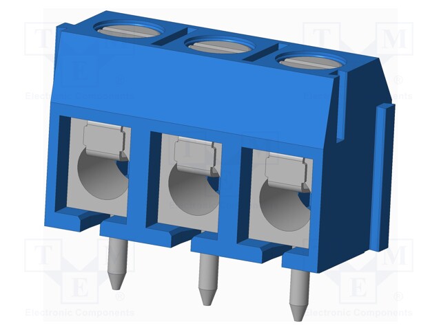 Connector: PCB terminal block; terminal; Plating: tinned; on PCBs