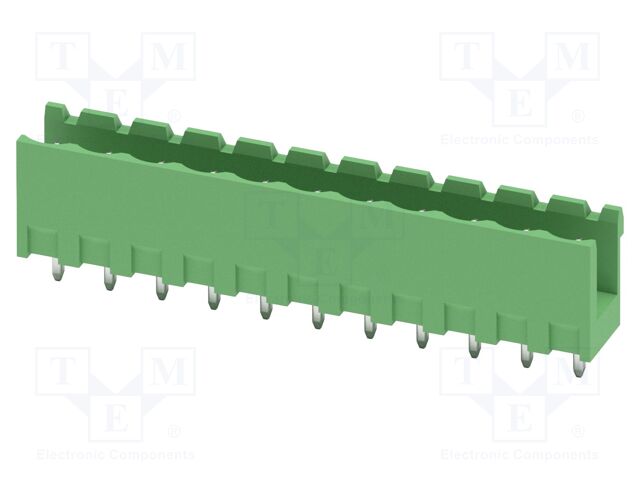 PCB headers, nominal cross section: 2.5 mm?, color: green, n