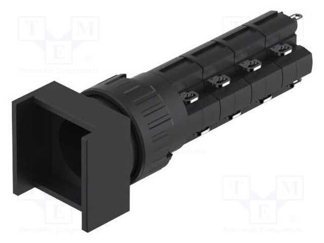 Switch: body; 16mm; Stabl.pos: 1; NC x4 + NO x4; Pos: 2; 51