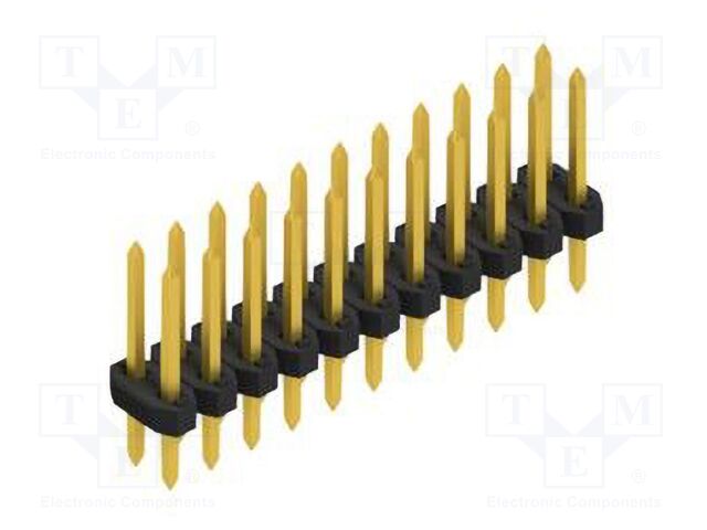 Connector: pin strips; pin header; male; PIN: 22; 2mm; THT; 2x11