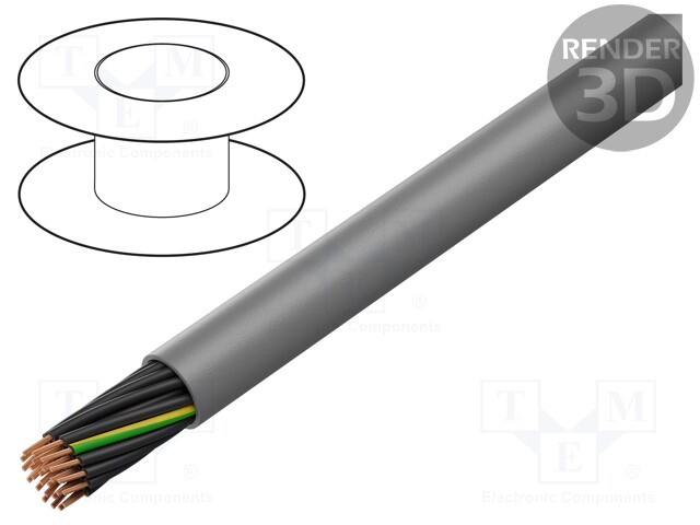Wire; MEGAFLEX®500; 25G0,75mm2; unshielded; 300/500V; LSZH; Cu