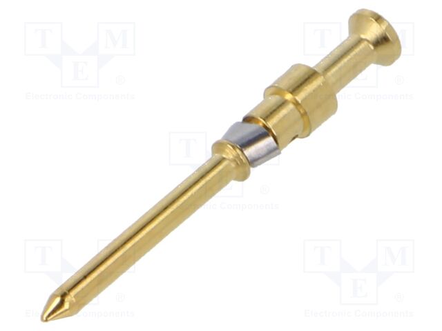 Contact; male; copper alloy; nickel plated,gold-plated; Han® D