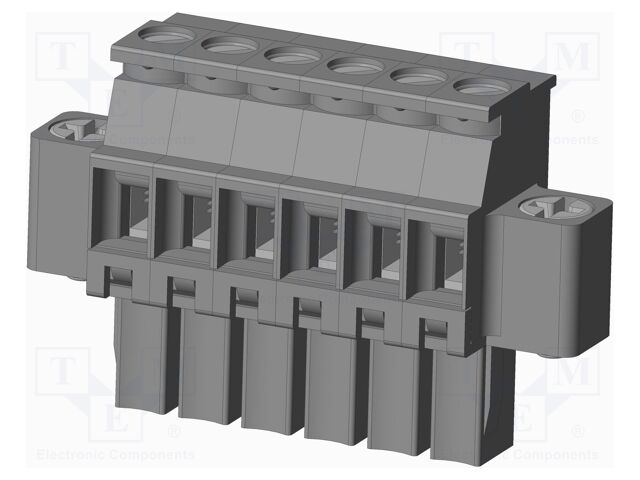 Connector: pluggable terminal block; plug; female; angled 90°