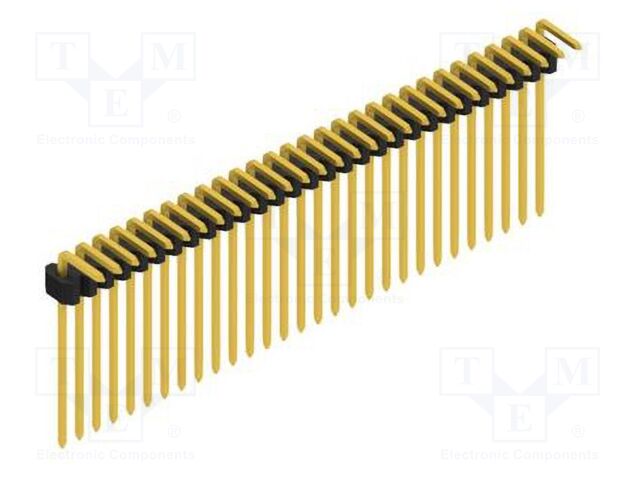 Connector: pin strips; pin header; male; PIN: 29; 1.27mm; THT; 1x29