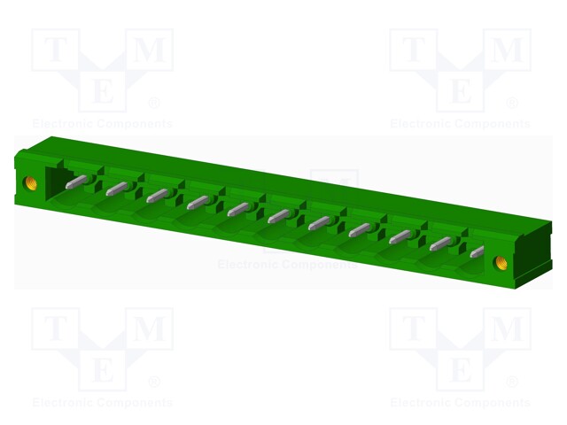 Connector: pluggable terminal block; socket; male; angled 90°
