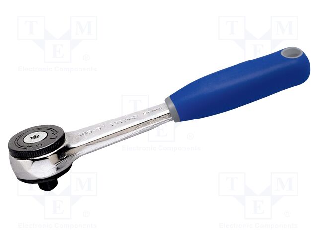 Rattle; 3/8"; bidirectional; 200mm; Teeth: 72