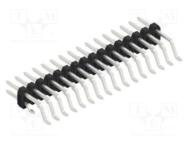 Connector: pin strips; pin header; male; PIN: 32; 2mm; SMT; 2x16