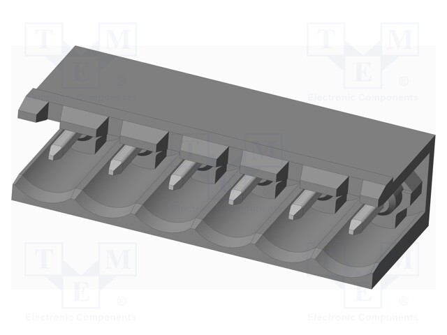 Connector: pluggable terminal block; socket; male; on PCBs