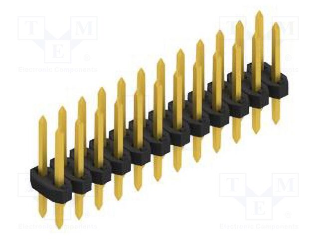 Connector: pin strips; pin header; male; PIN: 24; 2mm; THT; 2x12