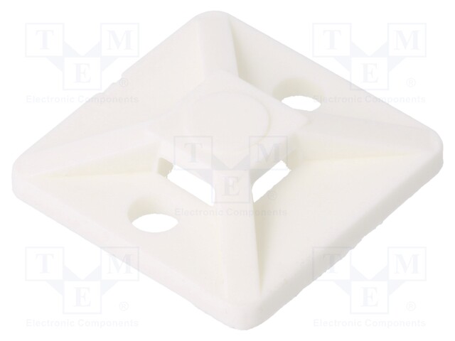 Screw down self-adhesive holder