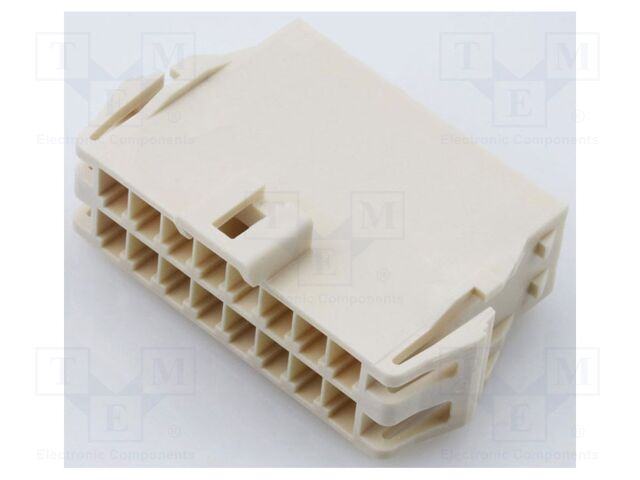 Connector: wire-wire; plug; female; PIN: 16; straight; crimped