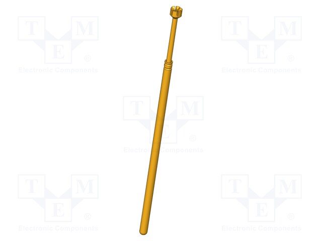 Needle-like test probe; Operational spring compression: 4.3mm