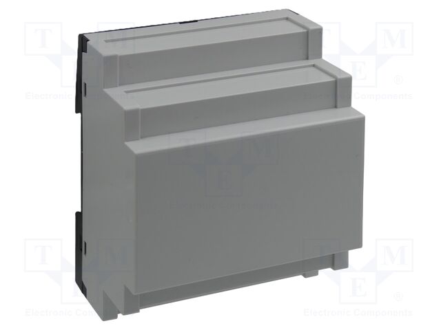 Enclosure: for DIN rail mounting; Y: 90mm; X: 70mm; Z: 60mm; grey