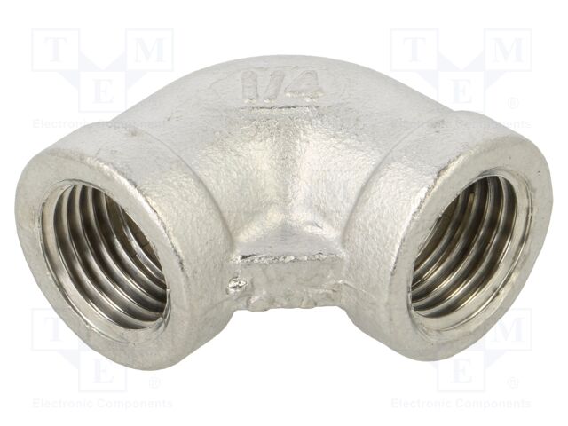 Female-female; max.10.5bar; 1.4408 stainless steel; G316