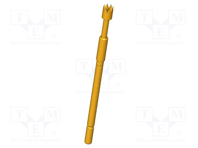 Test needle; Operational spring compression: 4mm; 5A; Ø: 2.3mm
