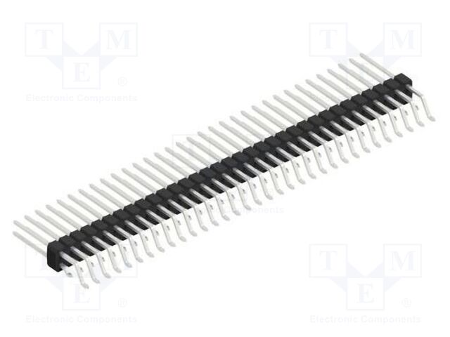 Connector: pin strips; pin header; male; PIN: 66; 2.54mm; SMT; 2x33