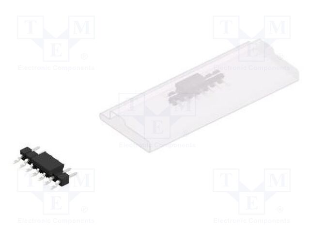 Connector: pin strips; pin header; male; PIN: 7; 2.54mm; SMT; 1x7