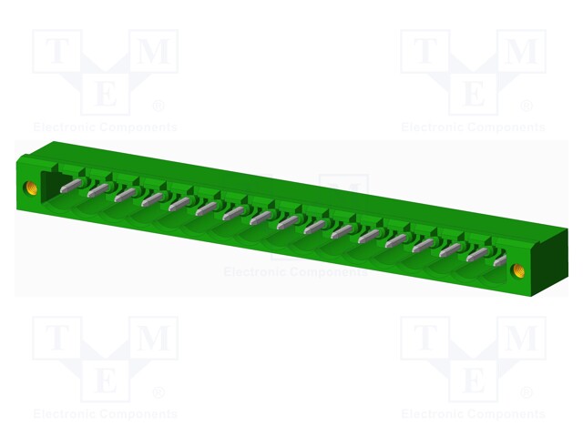 Connector: pluggable terminal block; socket; male; angled 90°