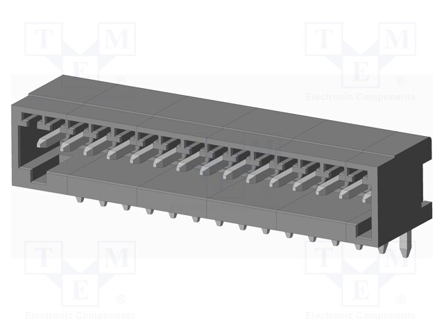 Connector: pluggable terminal block; socket; male; on PCBs