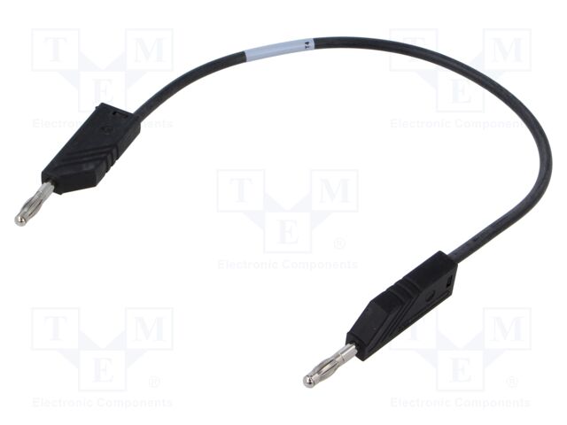 Test lead; 60VDC; 30VAC; 16A; with 4mm axial socket; Len: 0.25m