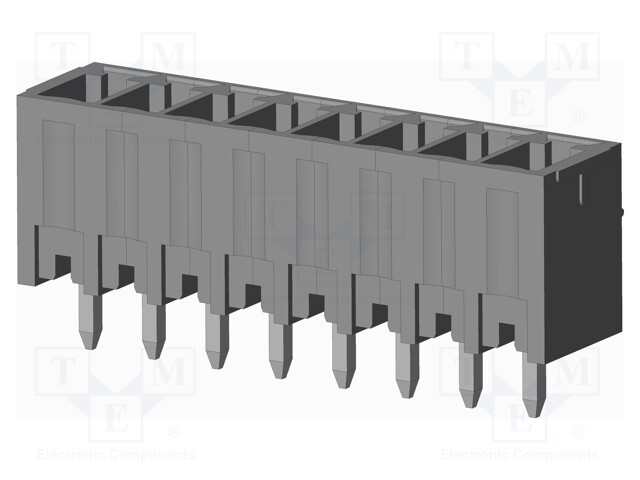 Connector: pluggable terminal block; socket; male; on PCBs