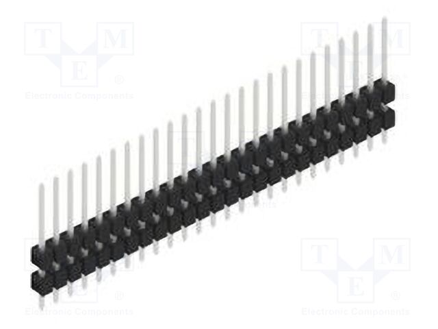 Connector: pin strips; pin header; male; PIN: 25; 2.54mm; THT; 1x25